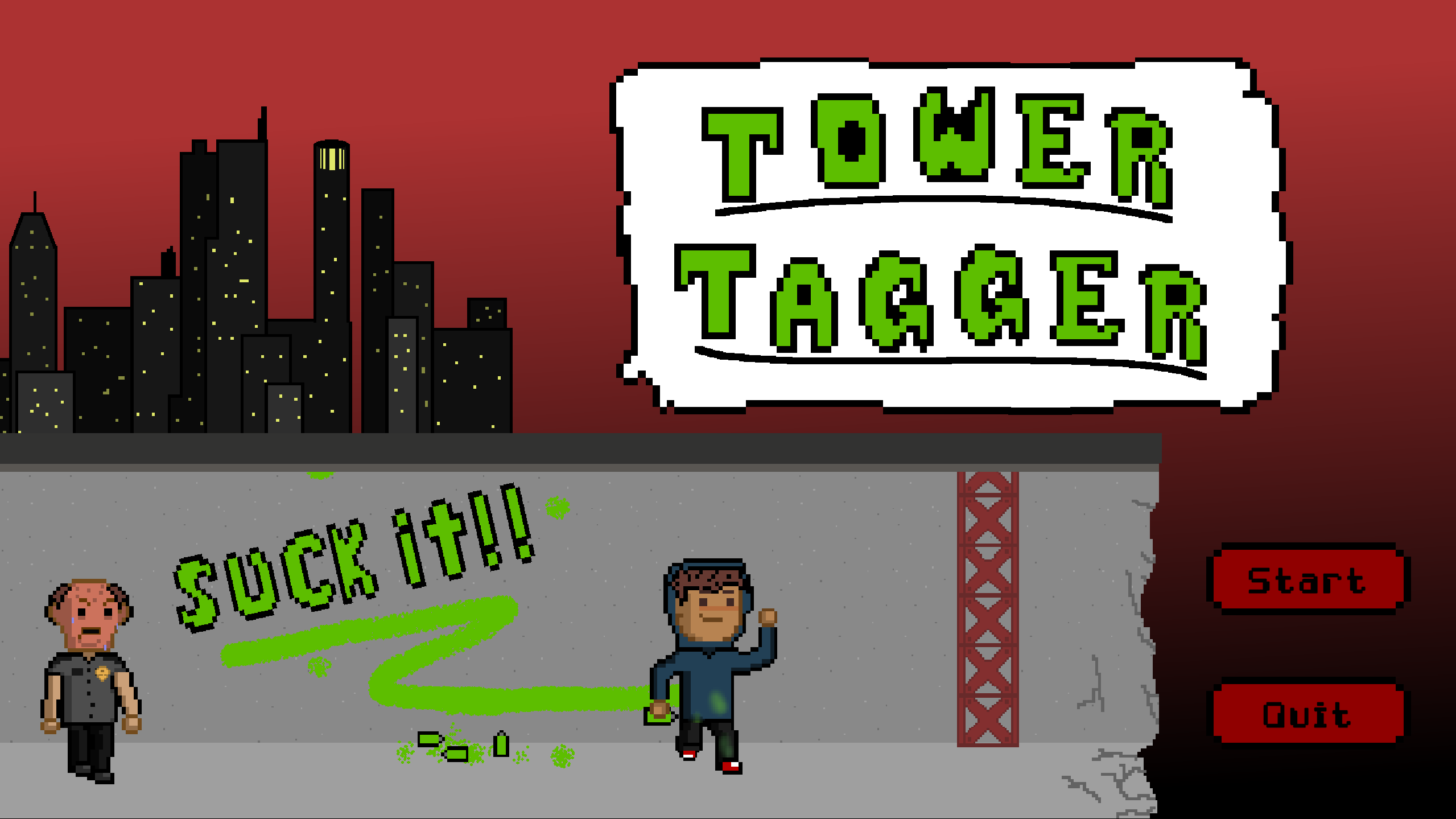 Tower Tagger Main Menu
